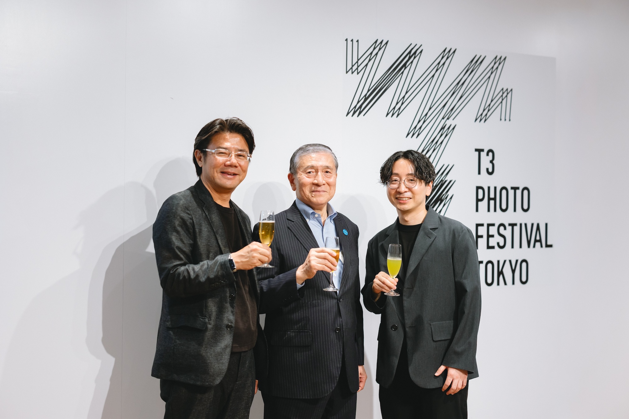 東京建物まちづくり推進部長・久間田尚紀さん、中央区長・山本泰人さん、T3ファウンダー・速水惟広さん