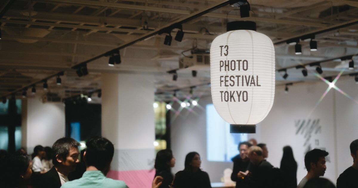 T3 PHOTO FESTIVAL TOKYO 2025 Reception Party」。写真家や